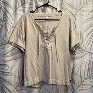 Old Navy Lace Up Top
